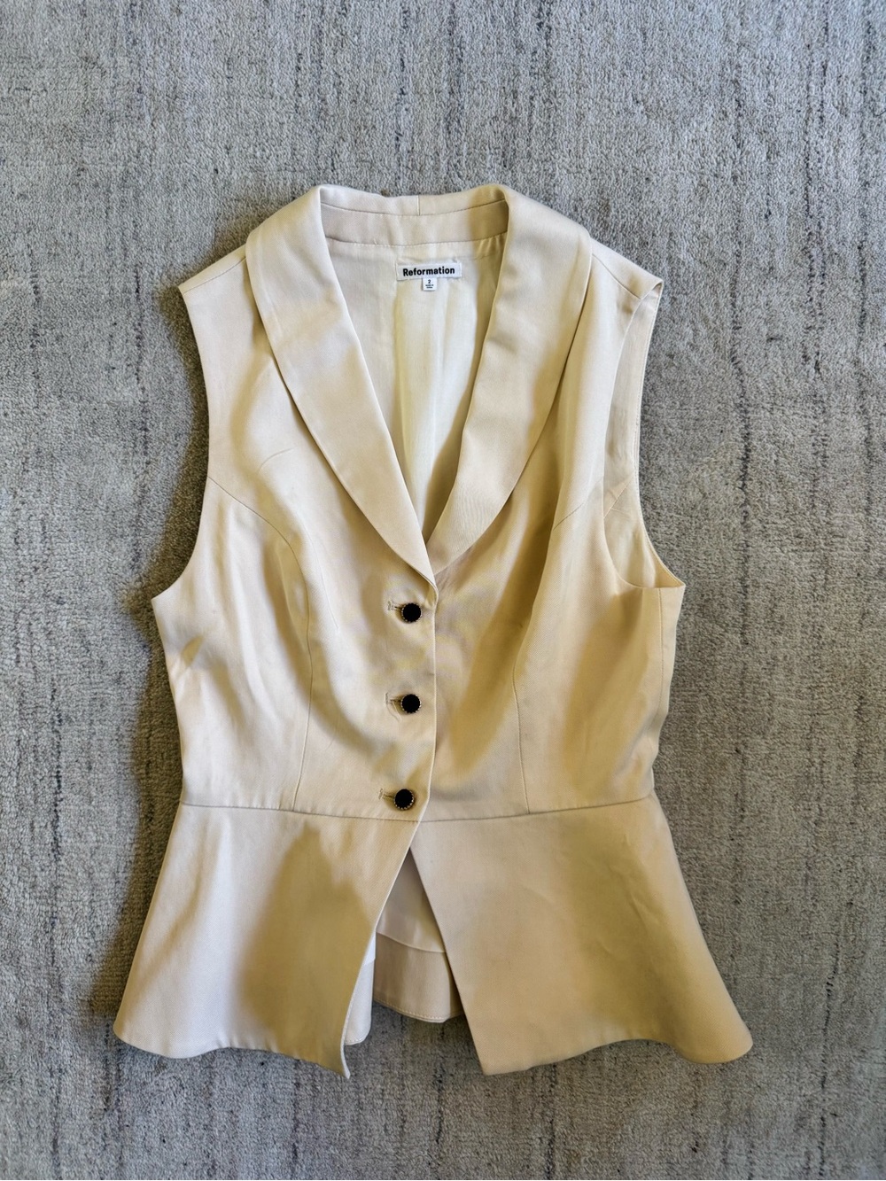 Reformation Sleeveless Vest Waistcoat